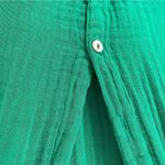 Michael Stars Sona Dress Kelly Green NWTs Gauzy Long Sleeve size XS Double Cloth Photo 11