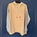 Johnny Was  Calme Mix Nylon Women’s Cream Hooded Pullover Jacket Size Large Photo 2