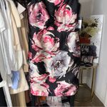 David Meister Black Multi Floral Sheath Dress Womens Size 12 New NWT $550 Photo 2