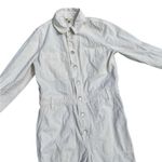 Madewell Garment-Dyed Relaxed Coverall Jumpsuit size M Antique Cream Photo 5