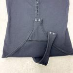 Abercrombie & Fitch Sleeveless Square Neck Hook and eye tank Black bodysuit S Photo 7