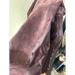 Preston & York  Purple leather jacket size small real suede Photo 6