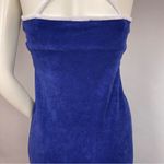 Juicy Couture  Terrycloth Dress Y2K-Style Size Small‎ Lace-Up Sides Slits Blue Photo 8