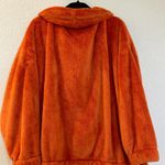 Old Navy NWT  Burnt Orange Cozy Teddy Sherpa Zip Lounge Jacket Photo 5