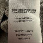 Thread And Supply Cozy Life Perch Top Size Medium Gray Loungewear Crop Oversized Photo 4