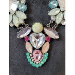 Women's Statement Crystal Rhinestone Bib Necklace With Lobster Clasp Jewelry Photo 5