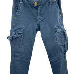 RED Valentino Navy Blue Cargo Pants Ankle Skinny Bow Detail Size Size 6 Photo 6