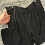 Eileen Fisher Black Cropped Crepe Pants Elastic Waist 1X Tencel Photo 2