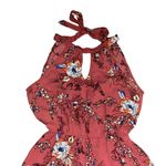 Wish As U Floral Keyhole Cropped Jumpsuit Photo 1