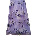 Vtg Y2K Babydoll Maxi Dress Mesh Floral Fairy Feminine WhimsiGoth Grunge Size S Purple Photo 5