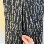 Collective Concepts Brown Black Abstract Pleated Sleeveless Blouse Small Photo 4