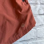 Gilly Hicks  Running Shorts Small Lined Zip Pockets Womens Rust Athletic Work Out Photo 1