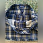 Abercrombie & Fitch Vintage Y2K navy plaid school girl mini pencil skirt, size 4 Photo 7