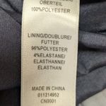 Adrianna Papell Dress Pleated Burnout Polka Dot Sleeveless Belt Navy Womens 6P Photo 4