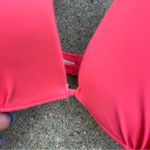 Victoria's Secret Victoria’s Secret Coral Pink Underwire Push Up Halter Triangle Bikini Top 32D Photo 2