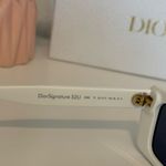 Christian Dior Dior White Sunglasses with Dark Lenses Photo 3