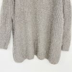 Free People  Oasis Tunic Pullover Knit Sweater in Silver Glass Combo Size Small Photo 6