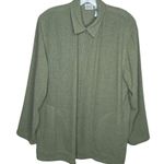 Cricket Lane Petites Top‎ With Pockets Green Size L Photo 0