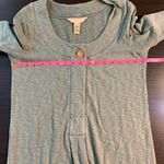 The Territory Ahead  Sage Green Cotton Button Front Midi Dress Women's Size S Photo 5