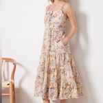 Evereve  Lizzy Eyelet Floral Midi Dress Photo 2