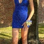 Blue Homecoming Dress Size 2 Photo 0