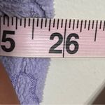 Oscar de la Renta  Sweater Fleece Sherpa Shirt Top Women’s Size XL Purple Floral Photo 4