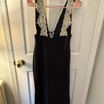 Princess Polly  Satin Midi Dress Black Photo 4