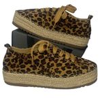Forever Leopard Print Espadrille Platform Sneaker Women size 8.5 Photo 0
