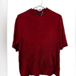 Preston & York  Women size X-Large red knit blouse CFT-A‎ Photo 0