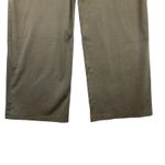 White Fox Boutique WHITE FOX Olive Green Wide Leg Pants Tie Waist Drawstring Cargo Style Photo 6