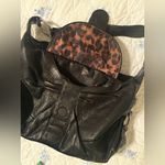 B. Makowsky Leather Shoulder Bag Black Photo 5