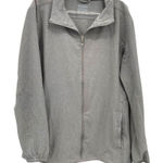 Hang Ten  Hybrid‎ Jacket UPF 50+ Water Resistant Stretch Zipper Pockets Gray L Photo 0