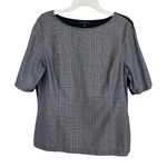 Brooks Brothers  Houndstooth Blouse Women’s Size 16 Classic Office Old Money Photo 0