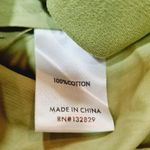 L'Academie Tereza Poplin Crop Top in Moss Green Small Photo 5