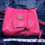 Dooney & Bourke NWT  Hot PINK Letter Carrier Crossbody Leather Purse NEW Photo 10
