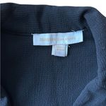 Monteau Los Angeles Black Faux Wrap Dress β V-Neck, Size L | Business Casual Photo 2