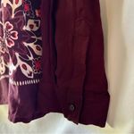 Old Navy  Burgundy Floral Women's Top Photo 2
