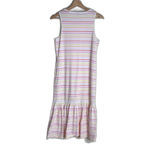 J.Crew  Soft Knit Striped Stripe MIDI Ruffle Dress size xs ladies cute Photo 9