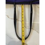 Vintage Paloma Picasso Fabric Tote Bag Purse Purple Felt Travel Zipper READ Photo 5