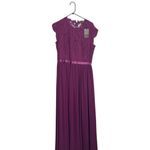Amazon Miusol NWT Formal Magenta Floral Lace Bridesmaid Party Maxi Dress Photo 9