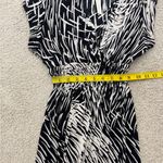 Cristinalove Black and White Patterned Dress Photo 4