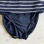 LL Bean Striped Tankini Swimsuit Top & Bottom Set Red White Blue Size‎ 8 Photo 2