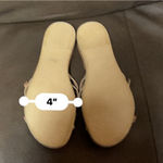 Women's Fabio Maggenti Gold Silver Rhinestone Wedge Sandals US 8M Size 12 Photo 6