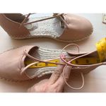 Eileen Fisher beige Lace Suede Espadrille size 6.5 Photo 8