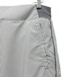 Athleta NWT  Brooklyn Skort Size 14 Textured 16” Pull On Gray Ivory Stripe NEW Photo 4