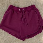 Ambiance Apparel Maroon lounge shorts Photo 0