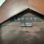 Theory  Women Wool Stretch Blazer Jacket Size 2 Tailored Minimalist Office Photo 2