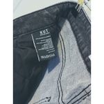 Kut From The Kloth  High Waisted Ankle Straight Jeans Black 2 Long Grunge Punk Photo 4