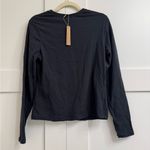 SKIMS  Cotton Jersey Long Sleeve T-Shirt in Soot, Size XL Photo 1