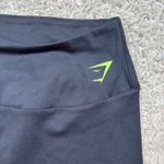 Gymshark  Black Neon Green Logo Leggings Activewear Workout Pants Women's Size S Photo 3
